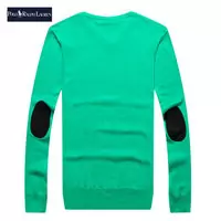 ralph lauren pull coupe cintree mannches longues vert